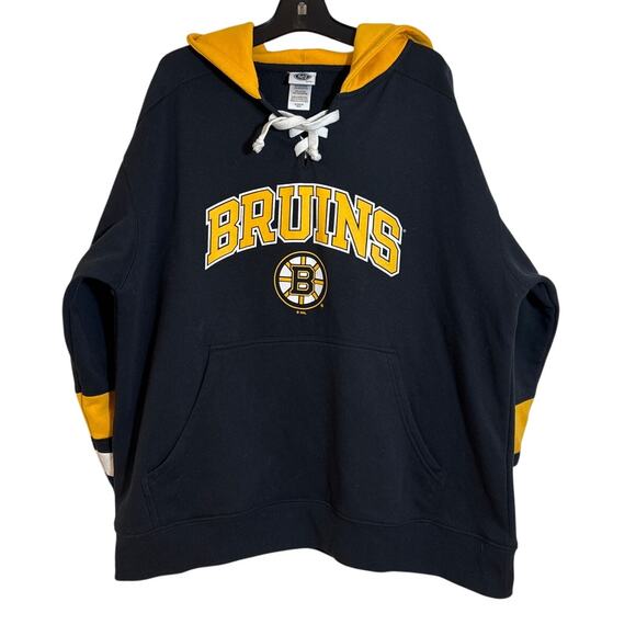 NHL XL Boston Bruins Hockey Pullover Hoodie Heavy Weight - Picture 2 of 5